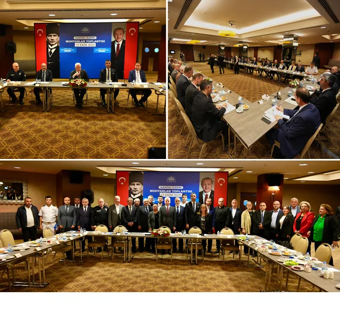 Başkan Yüksel Valilikte Muhtarlar İle Buluştu