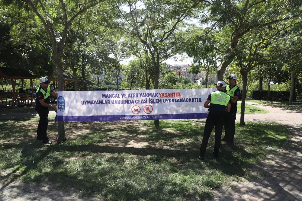Eyüpsultan Zabıtası Mangal Denetiminde
