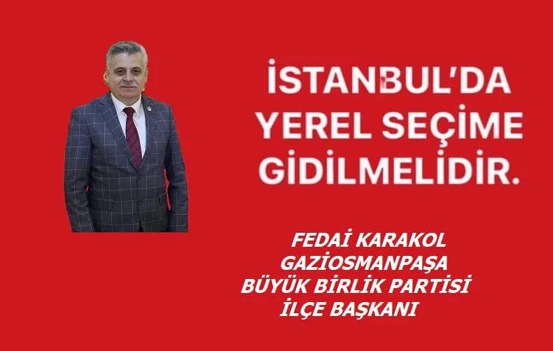 Başkan Karakol Basın Açıklaması Yaptı